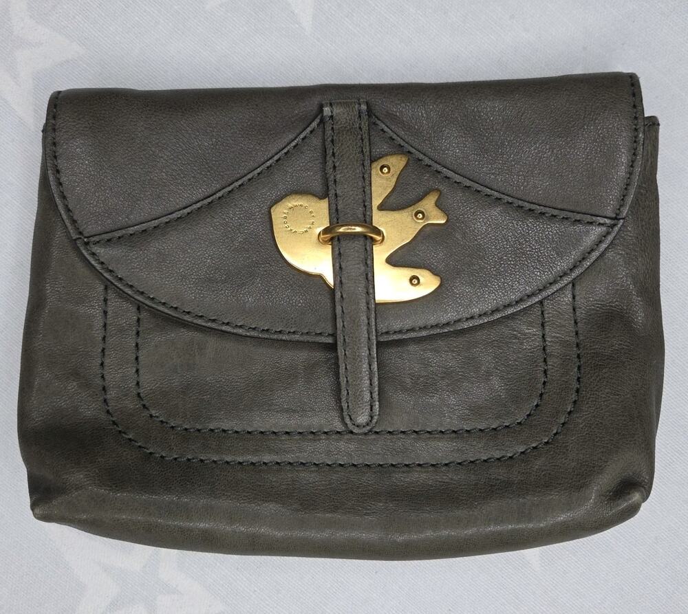 Marc By Marc Jacobs Black Leather Petal To The Metal Pouch